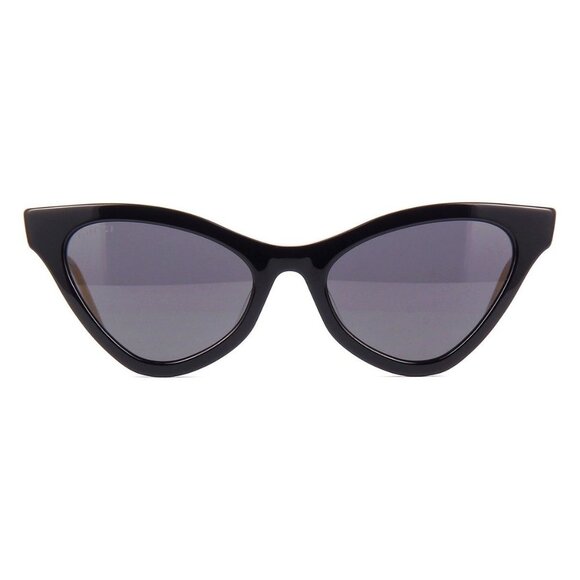 New GUCCI Black Cat Eye GG0597S 001 Sunglasses Women - Picture 2 of 5